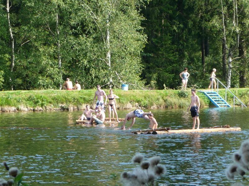 Ferienwohnung-Wasserlaeufer Mulde Buitenkant foto